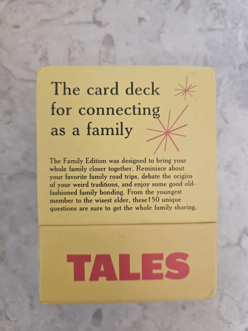 Family Edition Yellow Tales Story Game for Kids